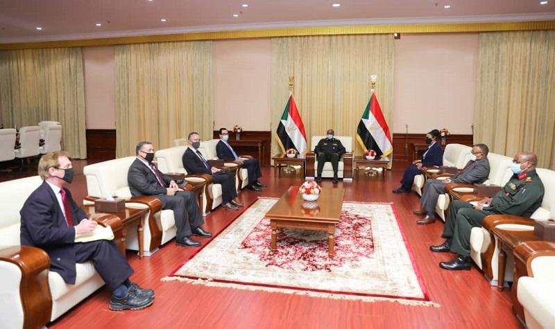 البرهان والوفد الامريكي