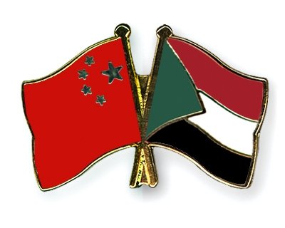 Flag Pins China Sudan