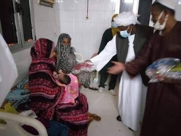 مدير عام المؤاني يزور قسم الأطفال بمستشفى الهيئة 16 IMG 20210513 WA0055