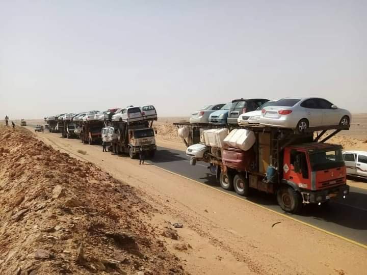 ضبط 177 عربة مهربة بواسطة القوات المشتركة السودانية الليبية 17 IMG 20210606 WA0031
