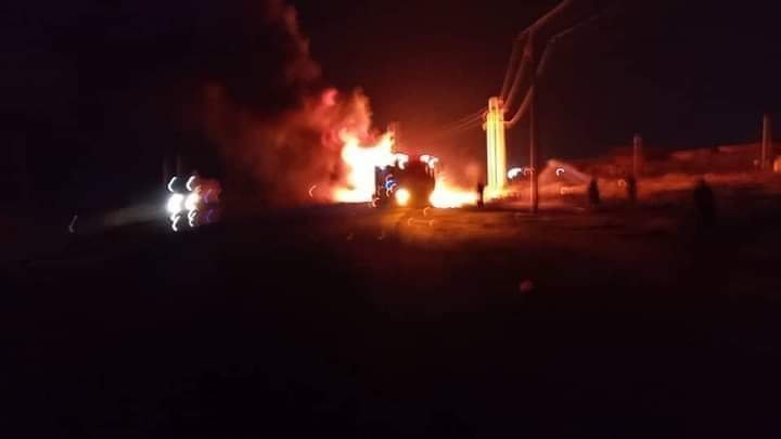 وفيات واصابات بعد انفجار تانكر وقود بالطريق الدائري 14 IMG 20210617 WA0007