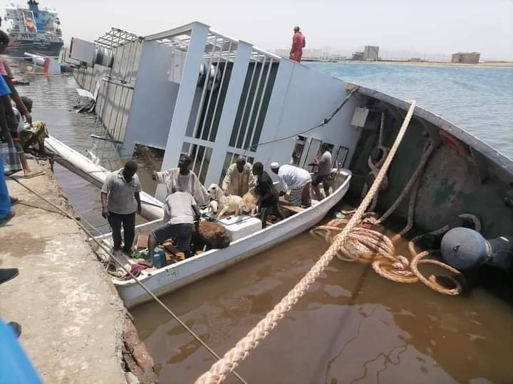 وردنا الآن..تفاصيل جديدة بشأن جهود الدفاع المدني لإنقاذ سفينة الماشية الغارقة 15 IMG 20220612 WA0010