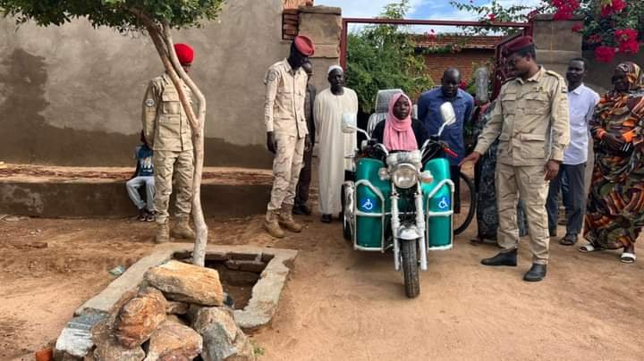 دراجة خاصة لمتفوقة من ذوي الاحتياجات من الدعم السريع 14 IMG 20220802 WA0027