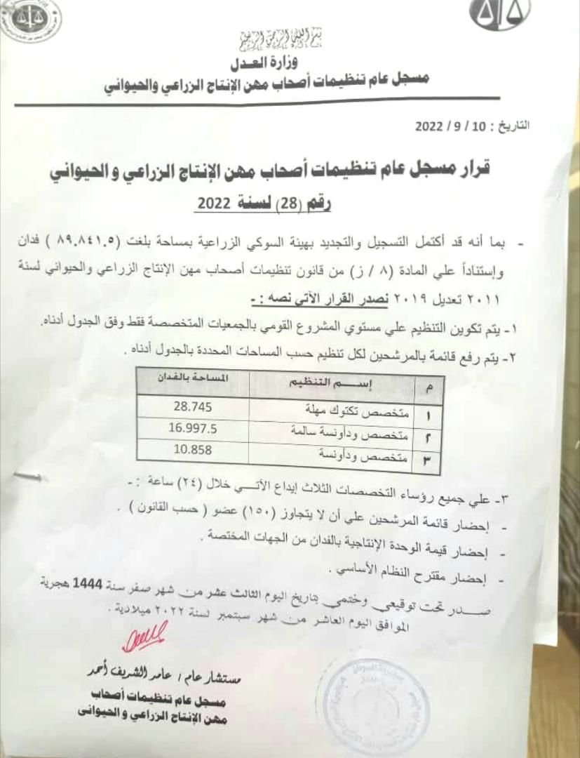 قرار جديد بشأن جمعيات السوكي 17 IMG 20220911 115834 379