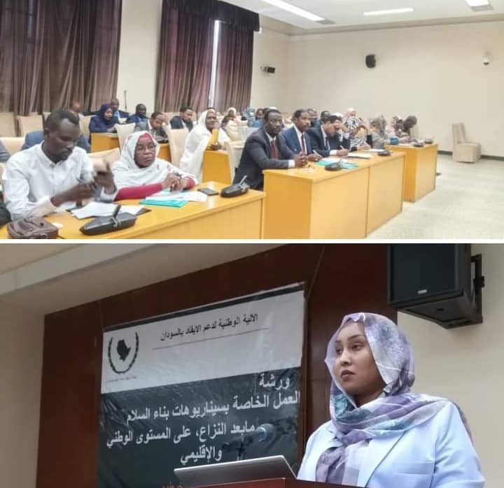 الآلية الوطنية لدعم إيقاد بالسودان تنظم ورشة بناء القدرات الخاصة ببناء السلام