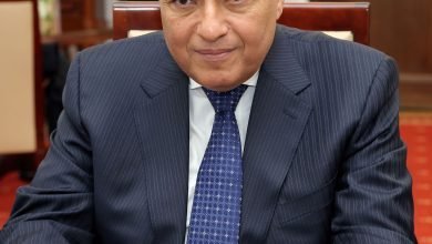 مصر تدعو لاستعادة السودان مقعده في الاتحاد الإفريقي 18 Sameh Shoukry