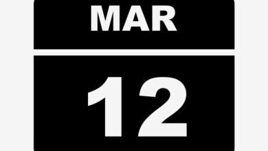 pngtree march 12th date on a single day calendar png image 866250