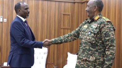 البرهان يتلقى رسالة من رئيس أفريقي 17 البرهان وجييوتي