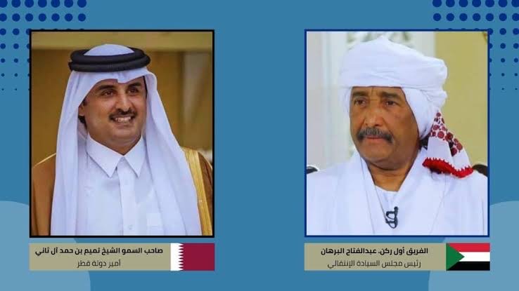 إتصال هاتفي بين البرهان وأمير قطر 11 IMG 20240513 WA0479
