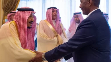 البرهان يبعث ببرقية للملك سلمان آل سعود 14 البرهان والملك