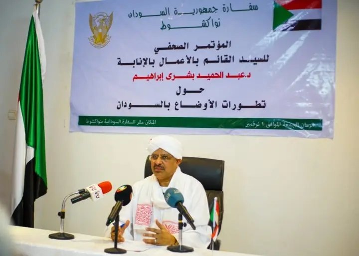 القائم بأعمال السفارة السودانية في موريتانيا يستعرض الأوضاع في السودان 11 1000358766
