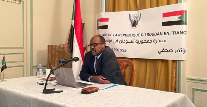 تفاصيل المؤتمر الصحفي لسفارة السودان بفرنسا 11 1000366151