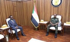 ماذا قال البرهان للإعيسر في لقائهما اليوم