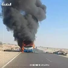 تفاصيل مثيرة لاحتراق بص يقل سودانيين بمصر
