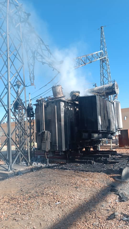 بالصورة تعرف على خسائر قصف المسيرات في محطة مروي التحويلية 11 IMG 20250109 WA0019