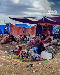 حريق ضخم يلتهم مخيمات النازحين بالقضارف