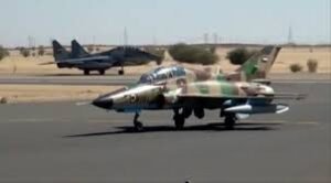 الطيران يستهدف مواقع للتمرد في مدني