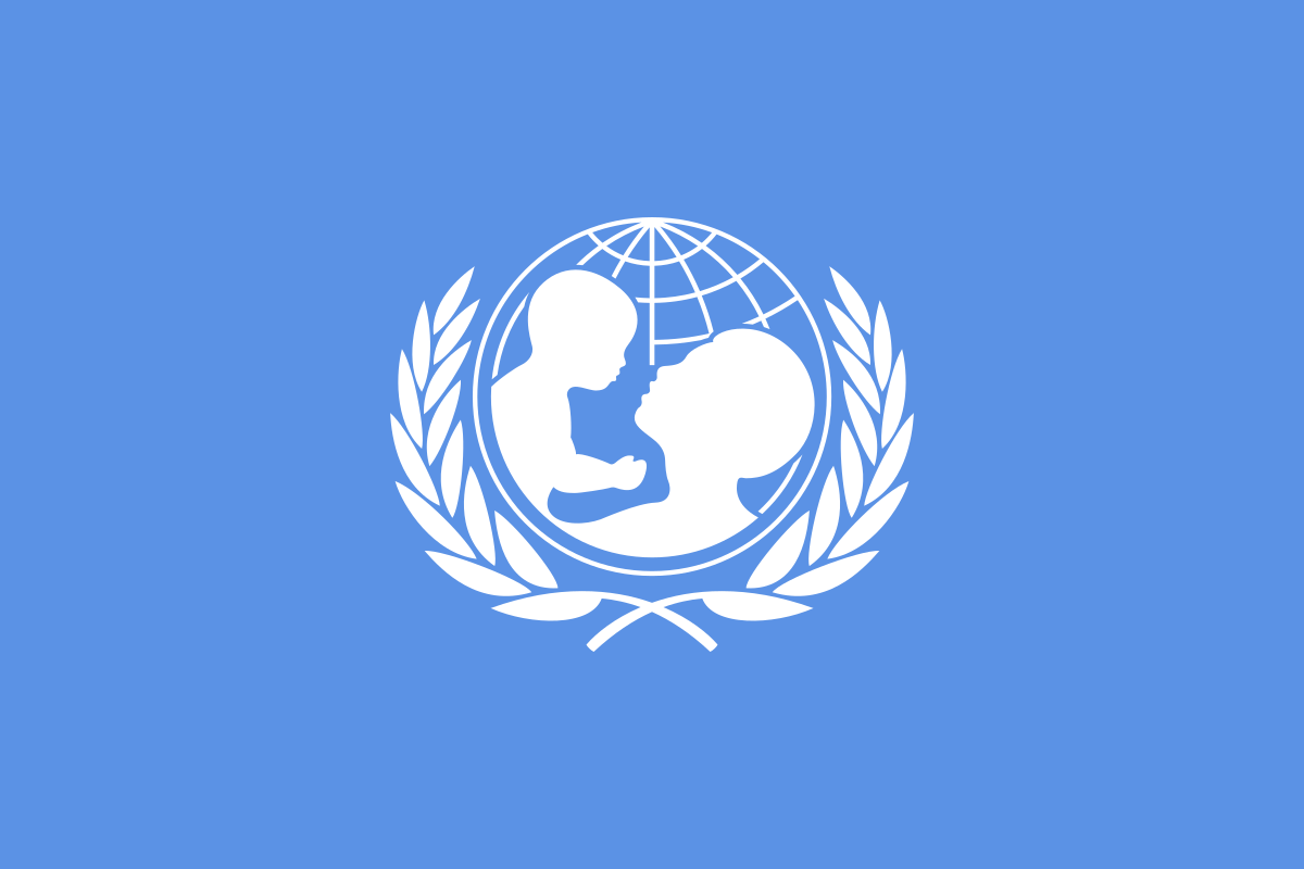تقرير صادم لليونيسف 11 1200px Flag of UNICEF.svg