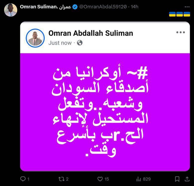 مستشار بالمليشيا يلمح لعلاقة اوكرانيا بالدعم السريع 11 IMG 20250201 WA0003 1