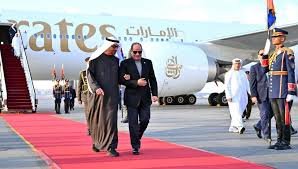 تفاصيل لقاء السيسي وبن زايد بالقاهرة