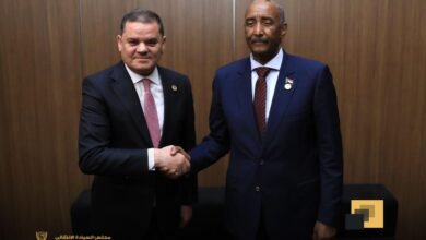 تفاصيل لقاء البرهان برئيس حكومة الوحدة الوطنية الليبية 18 IMG 20250412 WA0006