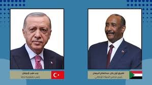 البرهان يبعث ببرقية للرئيس التركي