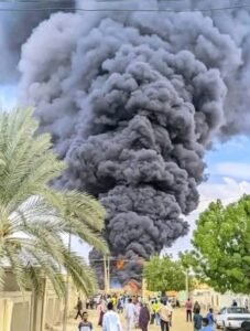 مسيرات تستهدف مواقع عسكرية بمدينة بالنيل الأبيض 