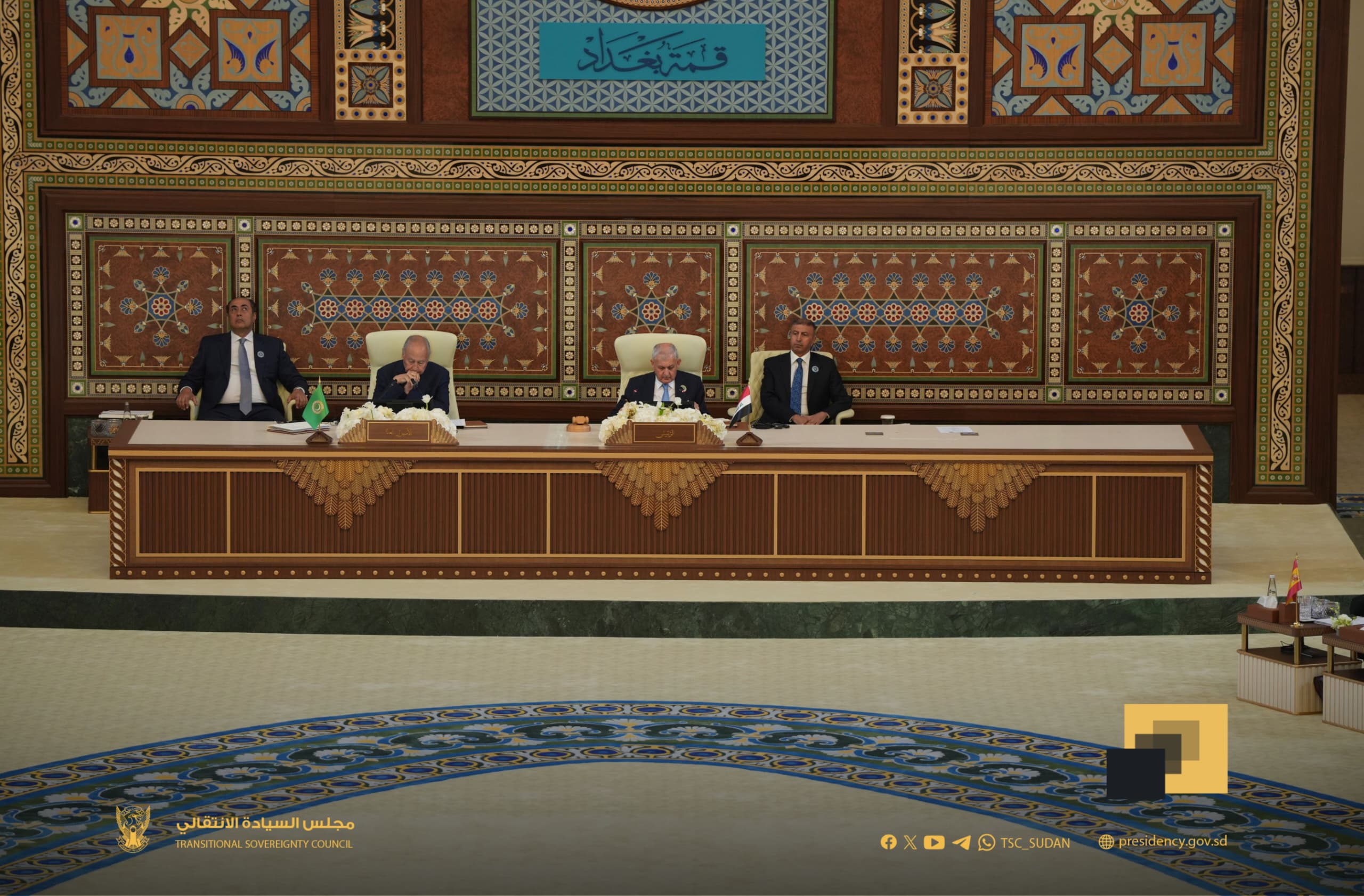 هؤلاء تحدثوا عن السودان بقمة بغداد 11 IMG 20250517 WA0010