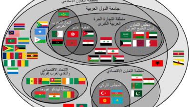 20 دولة بينها السودان يكشفون عن موقفهم تجاه الهجوم الإسرائيلي الإيراني 19 650px OIC Diagram ar.svg