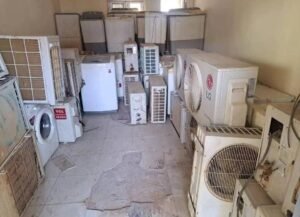 ضبط مخزن مسروقات بهذه المنطقة