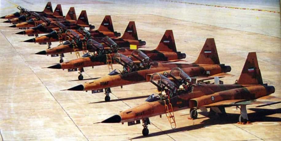 Iranian Northrop F 5 during Iran Iraq war 1