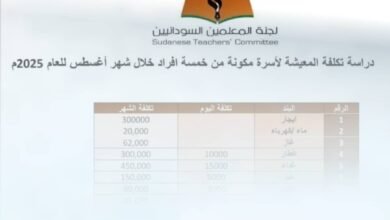 الكشف عن مبلغ صادم لتكلفة معيشة الأسرة خلال شهر 16 IMG 20250824 WA0004