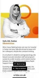 تكريم طبيبة مرموقة.. ماذا فعلت أثناء الحرب؟ 13 تكريم طبيبة مرموقة.. ماذا فعلت أثناء الحرب؟