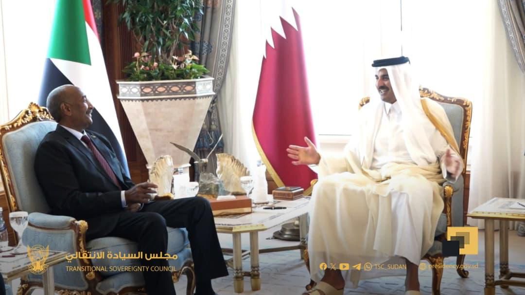 تفاصيل لقاء البرهان بالرئيس القطري 11 IMG 20250916 WA0014