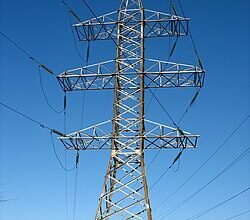 Electricity pylons in Ukraine