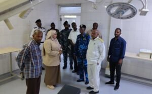 فريق أمني يزور هذا المستشفى بالخرطوم