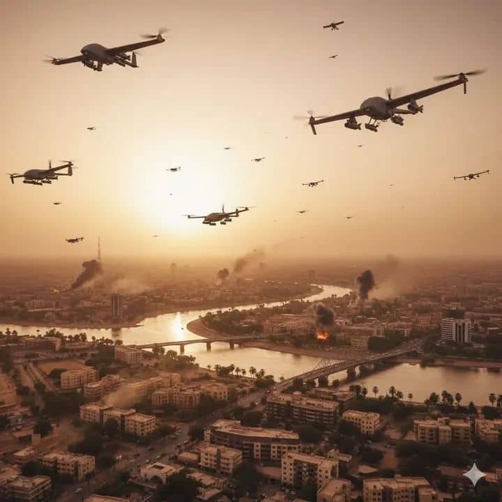 15 مسيرة تستهدف الخرطوم والمضادات الأرضية تتصدى 11 IMG 20251015 WA0011