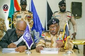 تسليم وتسلم بين قائدي قوات الاحتياطي المركزي