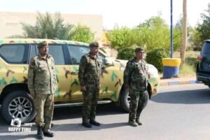 وفد عالي المستوى من القيادة العامة يصل الفرقة 19 مشاة مروي 