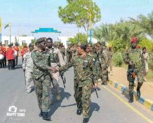 وفد عالي المستوى من القيادة العامة يصل الفرقة 19 مشاة مروي 