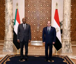 الأزمة السودان على طاولة لقاء البرهان والسيسي