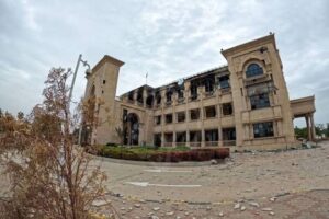 تعهدات تركية بإعادة إعمار القصر الجمهوري 