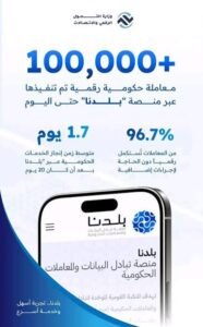 إصدار أول رخصة تجارية إلكترونيا عبر منصة “بلدنا”!!