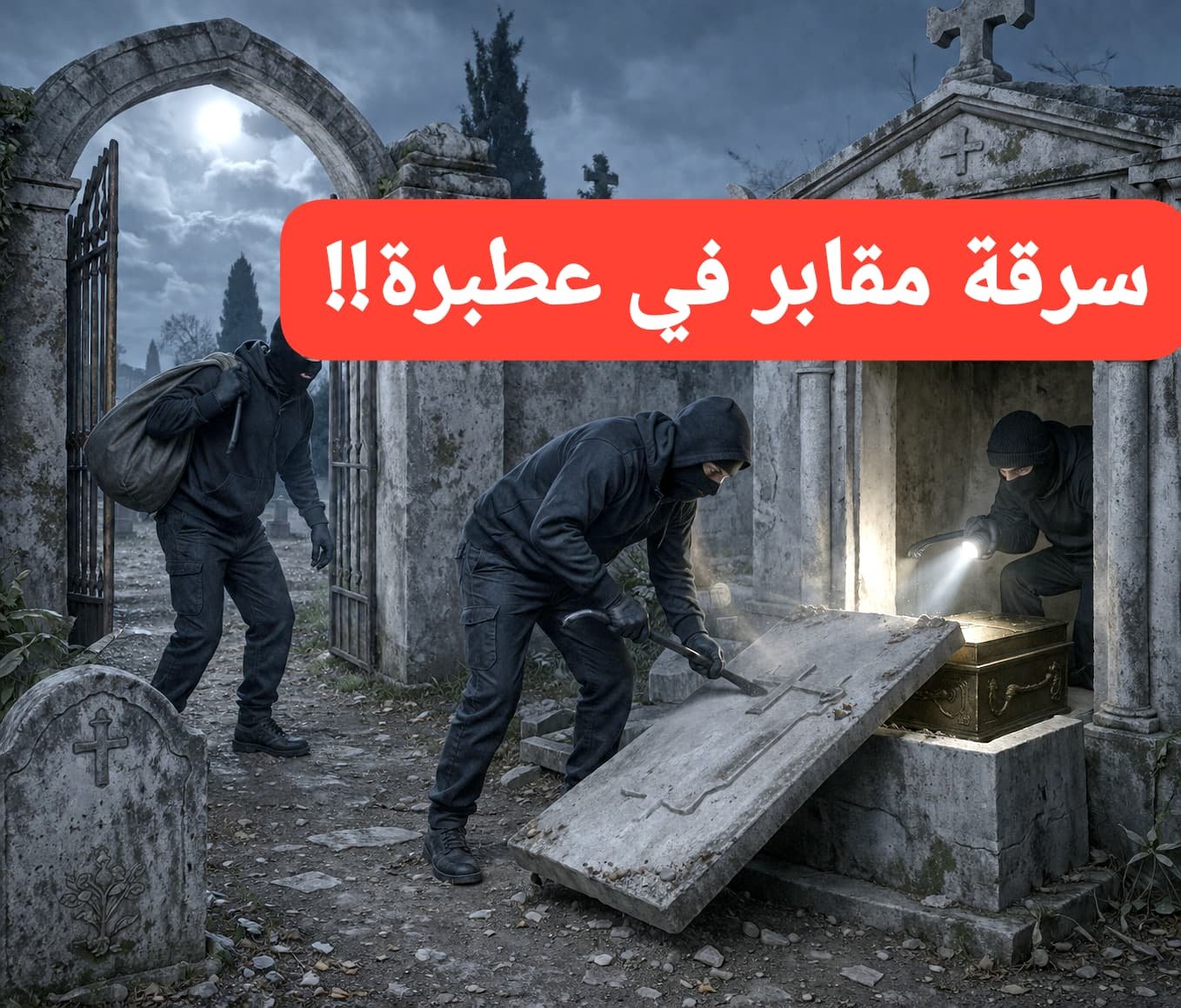 يا خبر.. سرقة مقابر بعطبرة 11 WA 1785006375543