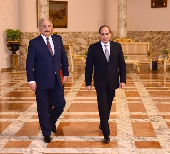 التقى الدبيبة قبل ثلاثة أسابيع.. الرئيس المصري يلتقي حفتر 11 images 55 2