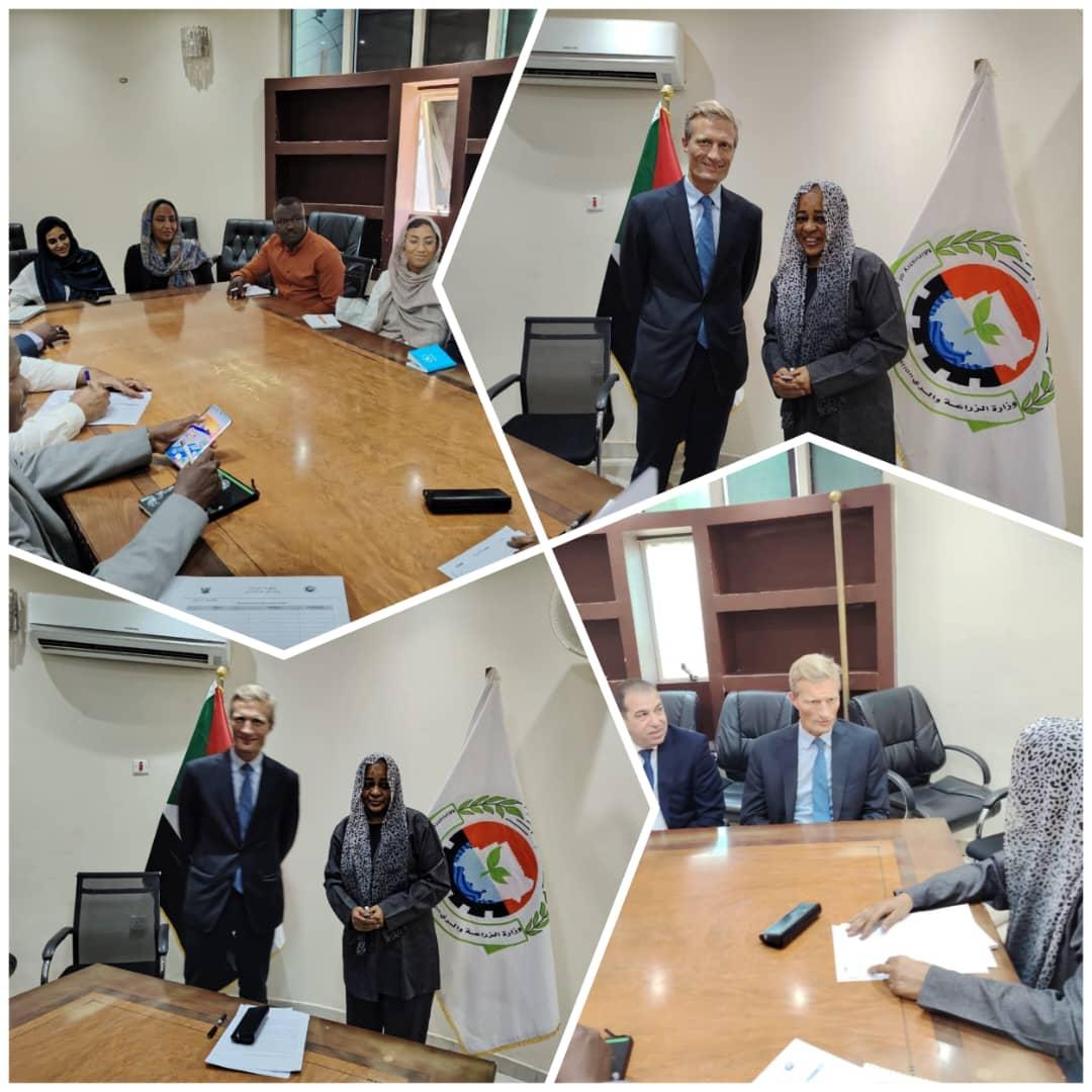 السودان والغذاء العالمي يفتتحان مسارا جديدا لدعم الإنتاج الزراعي وتعزيز الأمن الغذائي 2 IMG 20260905 WA0011